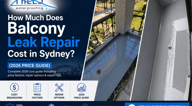 How Much Does Balcony Leak Repair Cost in Sydney? | 2026 Price Guide