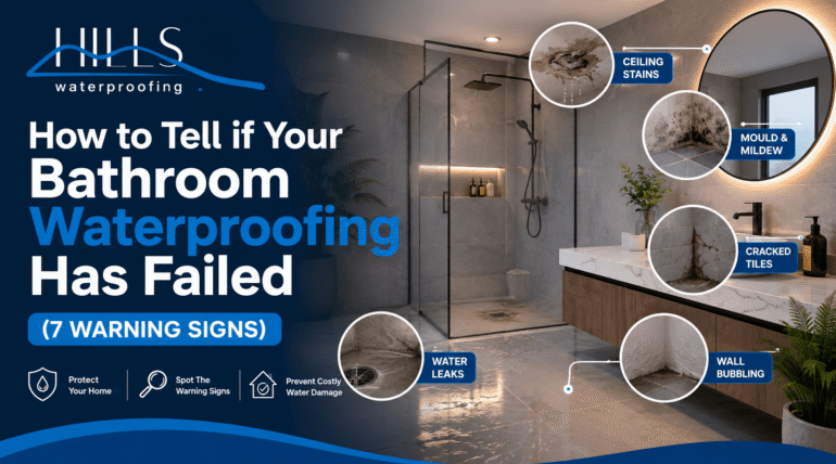 How to Tell if Your Bathroom Waterproofing Has Failed (7 Warning Signs)