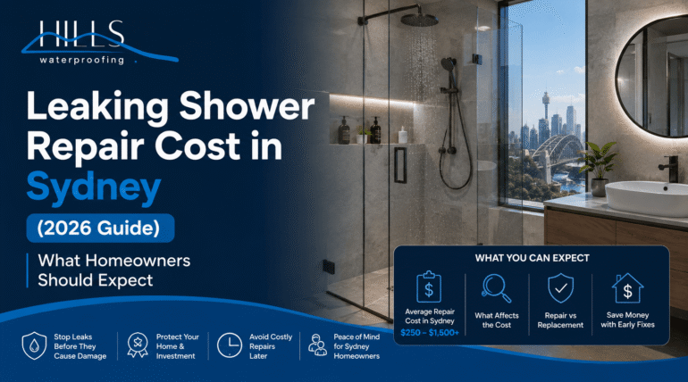 Leaking Shower Repair Cost in Sydney (2026 Guide) – What Homeowners Should Expect