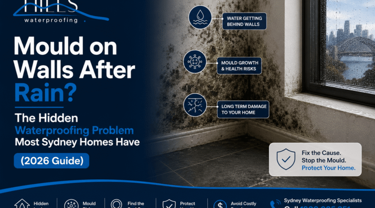 Mould on Walls After Rain? The Hidden Waterproofing Problem Most Sydney Homes Have (2026 Guide)