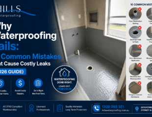 Why Waterproofing Fails: 10 Common Mistakes That Cause Costly Leaks (2026 Guide)