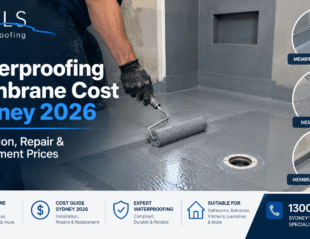 Waterproofing Membrane Cost Sydney 2026: Installation, Repair & Replacement Prices